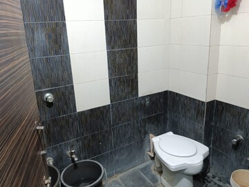 Bathroom in 2 BHK Apartment at Dharmadev Swaminarayan Park 4, Vasna – for Rent