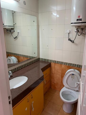 Bathroom in 2 BHK Builder Floor at Eros Wembley Estat, Sector 50 – for Rent