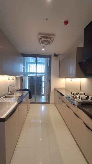 Kitchen in 4 BHK Apartment at Rustomjee Crown, Prabhadevi – for Rent