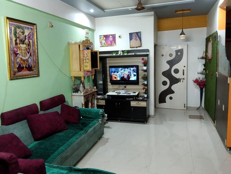Living Room, dharmadev-swaminarayan-park-4 2 Bedroom 700 Sq.Ft. Apartment In Vasna Ahmedabad 8058283