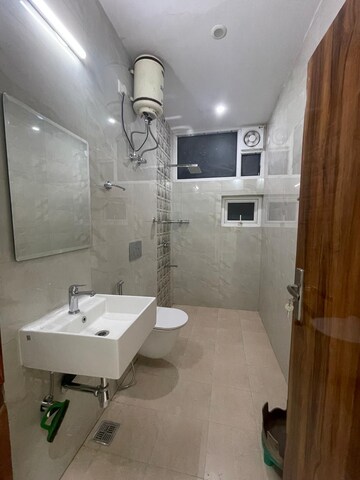 Bathroom in 3 BHK Apartment at Vasant Kunj – for Rent