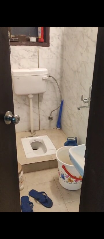 Bathroom in 1 BHK Builder Floor at Mehrauli – for Rent