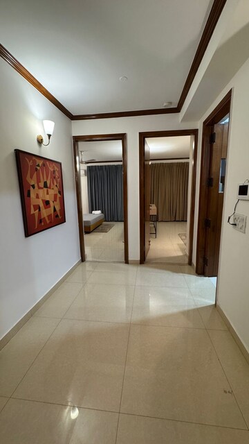 Building Lobby in 4 BHK Apartment at Malcha Marg – for Rent