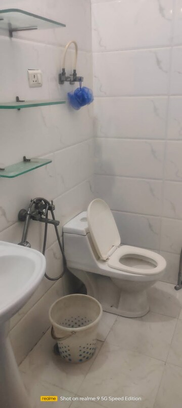 Bathroom in 2 BHK Builder Floor at Niti Khand I – for Rent