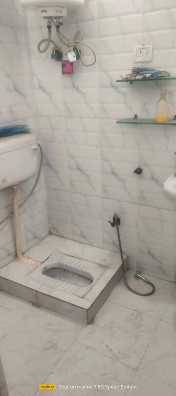 Bathroom in 2 BHK Builder Floor at Niti Khand I – for Rent