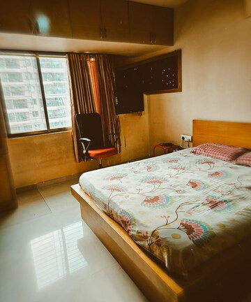 Bedroom in 3.5 BHK Apartment at Om Srishti, Kharghar – for Rent