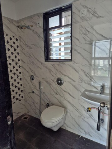 Bathroom in 3 BHK Apartment at Mayfair The View, Vikhroli West – for Rent