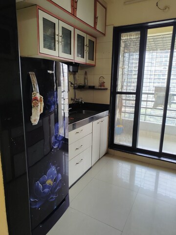 Kitchen in 2 BHK Apartment at Gajra Bhoomi Tower, Kharghar – for Rent