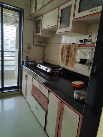 Kitchen in 2 BHK Apartment at Gajra Bhoomi Tower, Kharghar – for Rent