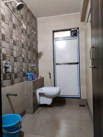 Bathroom in 3 BHK Apartment at Varsha Balaji Heritage, Kharghar Sector 10 – for Rent