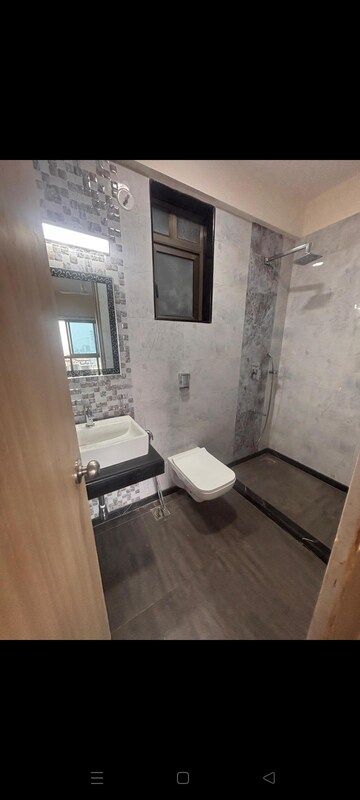 Bathroom in 2 BHK Apartment at Rajesh Raj Infinia, Malad West – for Rent