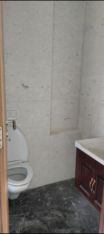 Bathroom in 3 BHK Apartment at Ekta Tripolis, Goregaon West – for Rent