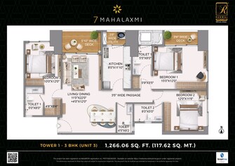 2 BHK Builder Floor For Resale in Runwal 7 Mahalaxmi Mahalaxmi Mumbai  8058538