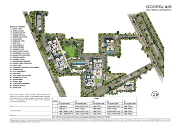 Master Plan in 3 BHK Apartment at Godrej Air Sector 85, Sector 85 – for Sale