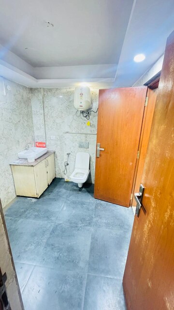 Bathroom in 1 BHK Builder Floor at Saket – for Rent