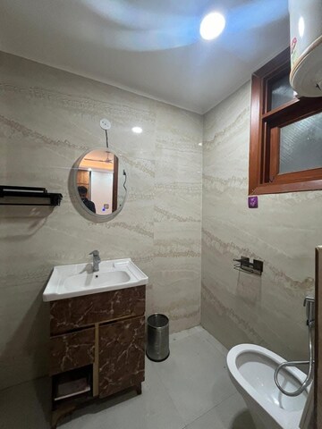 Bathroom in 2 BHK Apartment at Saket – for Rent