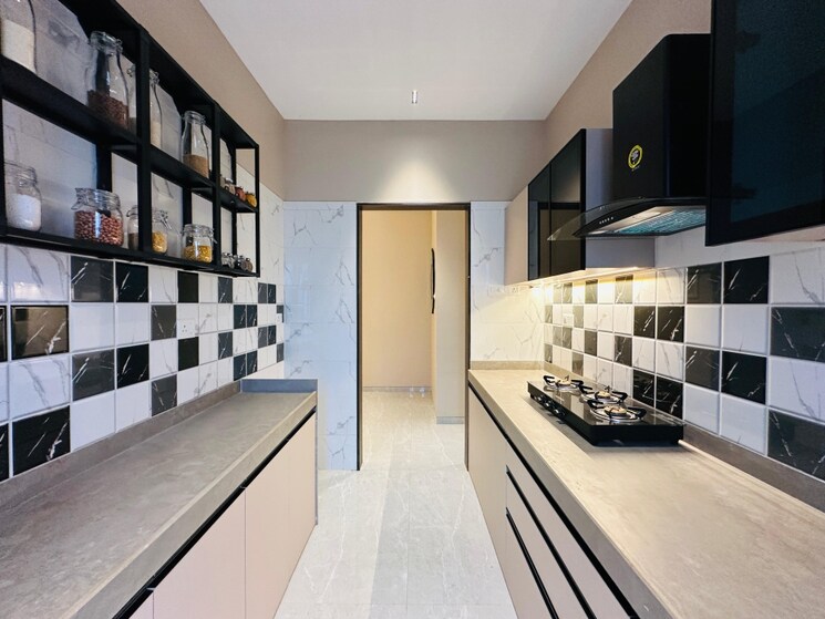 Kitchen, goregaon west 2 Bedroom 605 Sq.Ft. Apartment In Goregaon West Mumbai 8058867