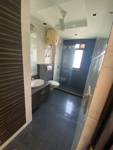 Bathroom in 4 BHK Apartment at East Of Kailash – for Sale