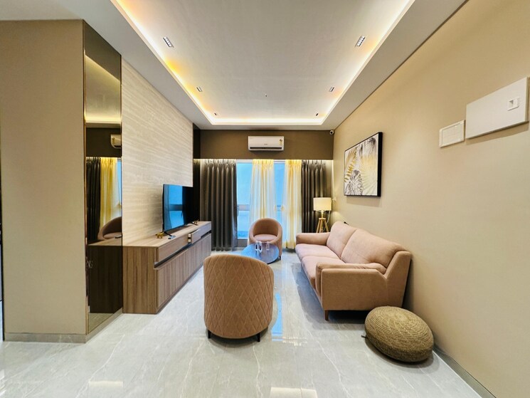 Living Room, goregaon west 3 Bedroom 827 Sq.Ft. Apartment In Goregaon West Mumbai 8059155