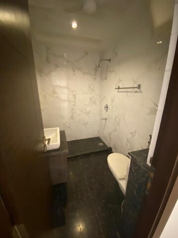 Bathroom in 3 BHK Apartment at Sainik Farm – for Sale