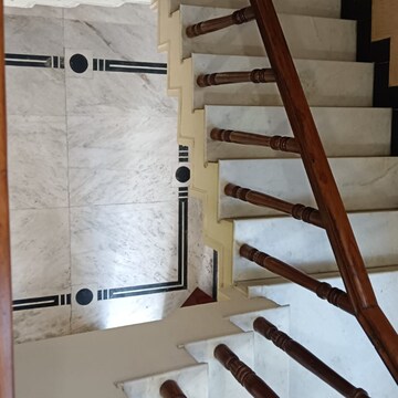 Staircase in 5 BHK Independent House at RWA Apartments Sector 26, Arun Vihar – for Rent