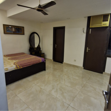 Bedroom in 5 BHK Independent House at RWA Apartments Sector 26, Arun Vihar – for Rent