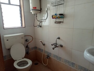 Bathroom in 1 BHK Apartment at Pongam Apartment 61, Vasant Vihar – for Rent