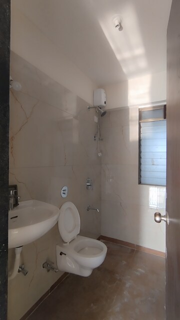 Bathroom in 2 BHK Apartment at Raunak City Sector 4, Kalyan West – for Rent
