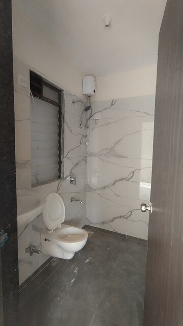 Bathroom in 2 BHK Apartment at Raunak City Sector 4, Kalyan West – for Rent