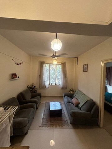 Living Room in 1 BHK Apartment at Bandra West – for Rent