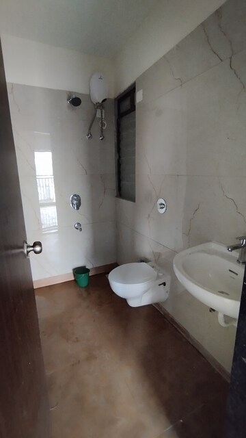 Bathroom in 1 BHK Apartment at Raunak City Sector 4, Kalyan West – for Rent
