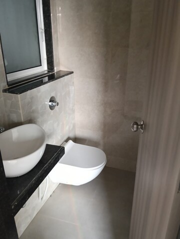 Bathroom in 1 BHK Apartment at Ashar Axis, Majiwada – for Rent