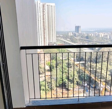 Balcony in 2 BHK Apartment at Runwal Eirene, Balkum Pada – for Rent