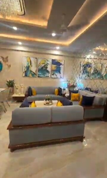 Living Room in 3 BHK Builder Floor at Dwarika Raj Garden City, Raj Nagar Extension – for Sale