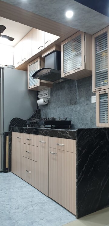 Kitchen in 2 BHK Apartment at Mandar MB Tower, Virar West – for Rent