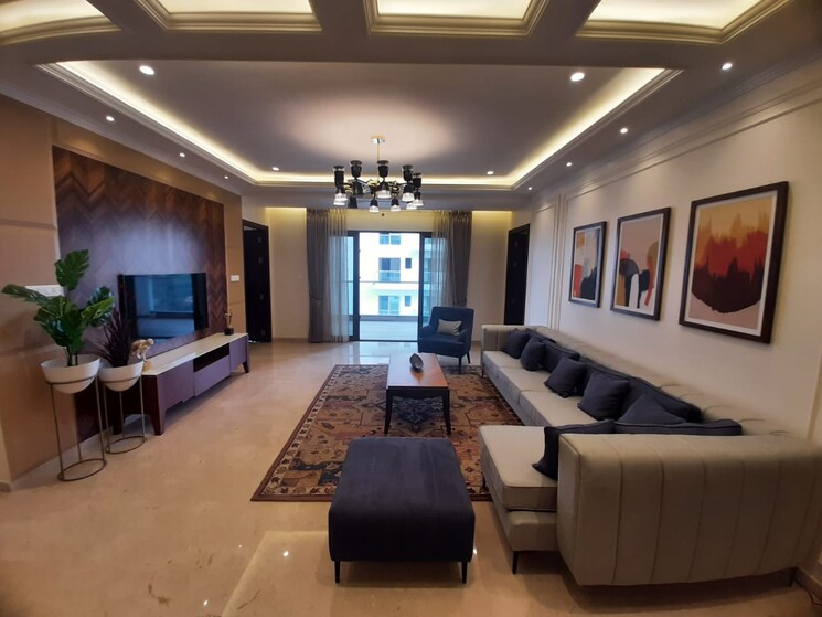 Living Room, harsha-sky-high 5 Bedroom 7100 Sq.Ft. Builder Floor In Shaikpet Hyderabad 8059431