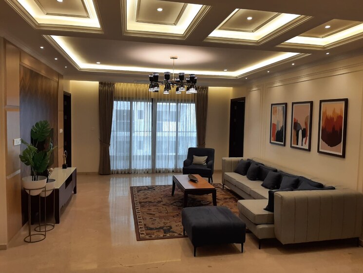Living Room, harsha-sky-high 5 Bedroom 7100 Sq.Ft. Builder Floor In Shaikpet Hyderabad 8059431