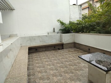 Balcony in 4 BHK Apartment at East Of Kailash – for Rent