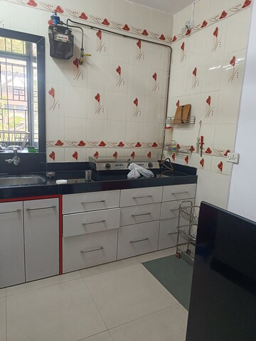 Kitchen in 1 RK Apartment at Tulsidham Complex, Kapur Bawdi – for Rent