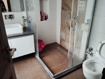 Bathroom in 4 BHK Builder Floor at DLF Queens Court, Greater Kailash ii – for Rent
