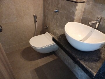 Bathroom in 2 BHK Apartment at Ashar Axis, Majiwada – for Rent