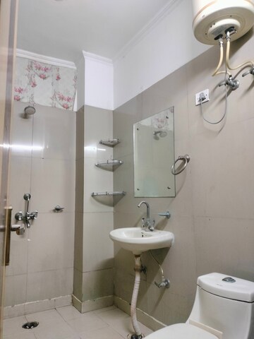 Bathroom in 2 BHK Apartment at Freedom Fighters Enclave – for Rent