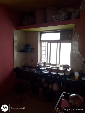 Kitchen in 2 BHK Apartment at Cosmos Solitaire, Virar West – for Sale