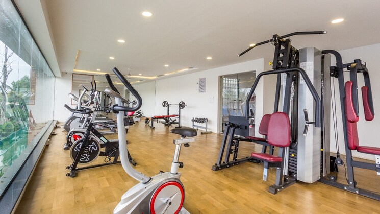 Gym, mims-residency 4 Bedroom 3030 Sq.Ft. Villa In Thanisandra Main Road Bangalore 8059567