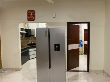 Building Lobby in 3 BHK Apartment at Lake View Complex, Dhakoli Village – for Rent