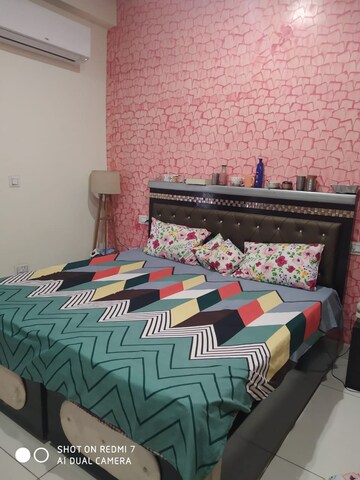 Bedroom in 3 BHK Apartment at Lake View Complex, Dhakoli Village – for Rent