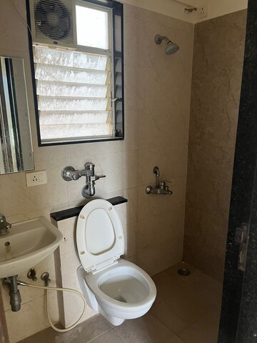 Bathroom in 2 BHK Apartment at Nyati Environ, Tingre Nagar – for Rent