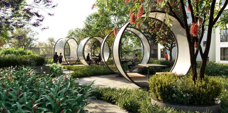 Garden, godrej-splendour 3 Bedroom 1235 Sq.Ft. Apartment In Whitefield Bangalore 8059629