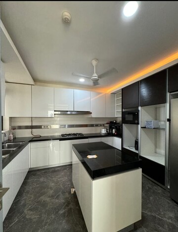 Kitchen in 5 BHK Apartment at Lodha Trump Tower, Worli – for Rent