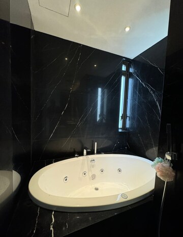 Bathroom in 5 BHK Apartment at Lodha Trump Tower, Worli – for Rent